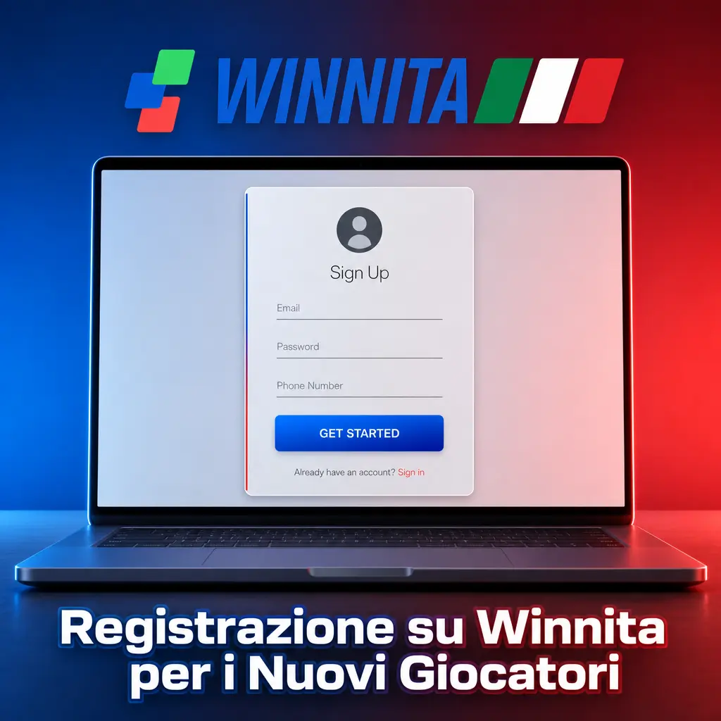 Guida alla registrazione su Winnita per nuovi giocatori italiani: crea account, bonus benvenuto e giochi casinò