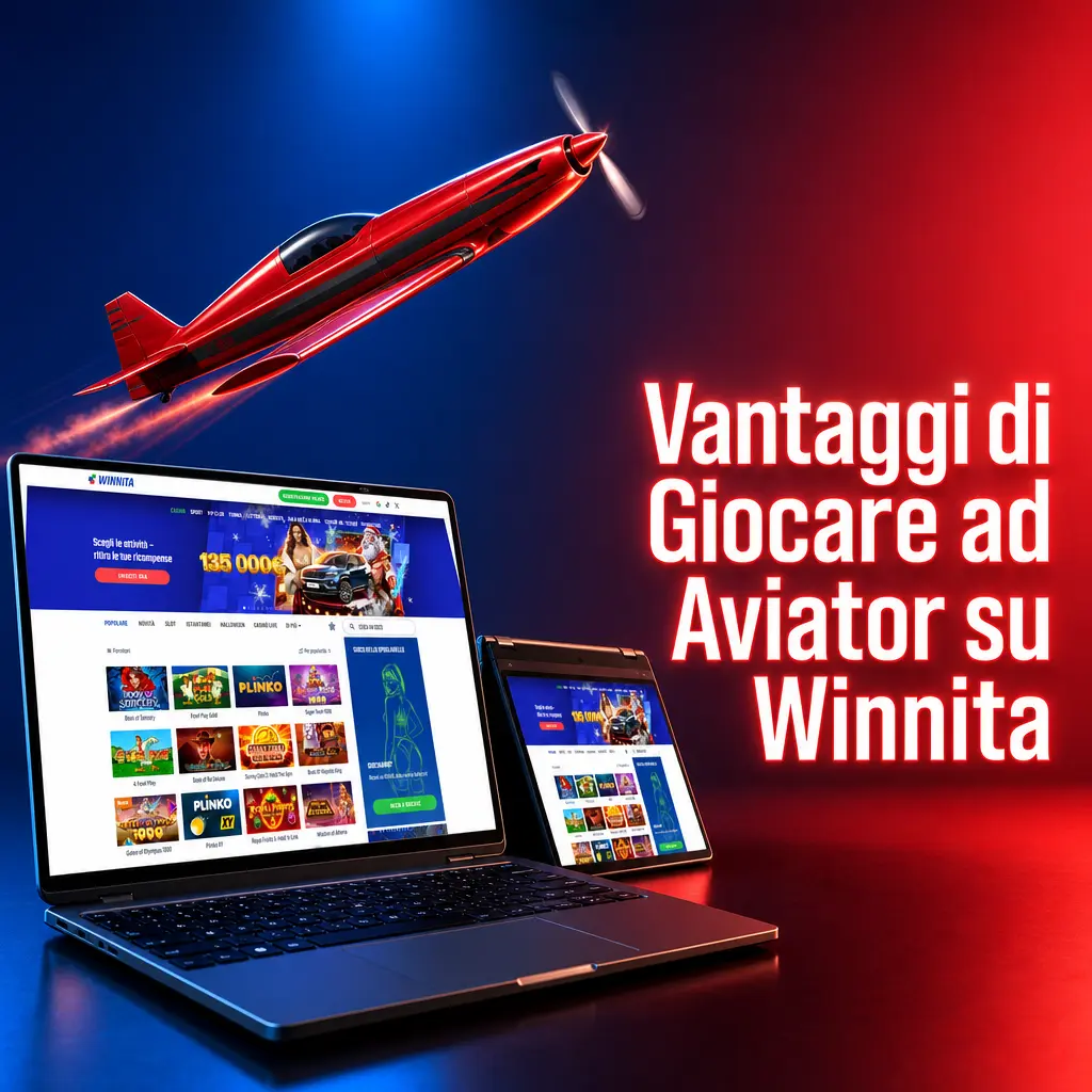 Vantaggi di giocare ad Aviator su Winnita: bonus, RTP 97%, demo gratuita e pagamenti italiani