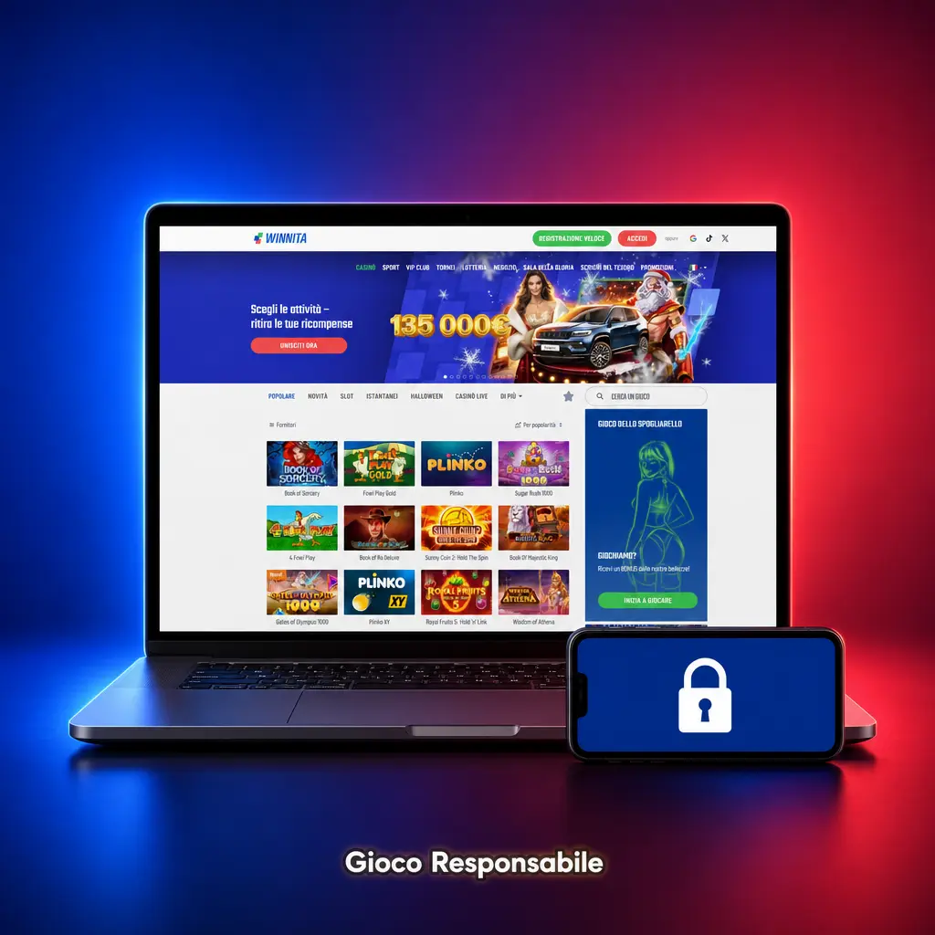 Strumenti di gioco responsabile su Winnita: limiti, autoesclusione e supporto per giocatori consapevoli
