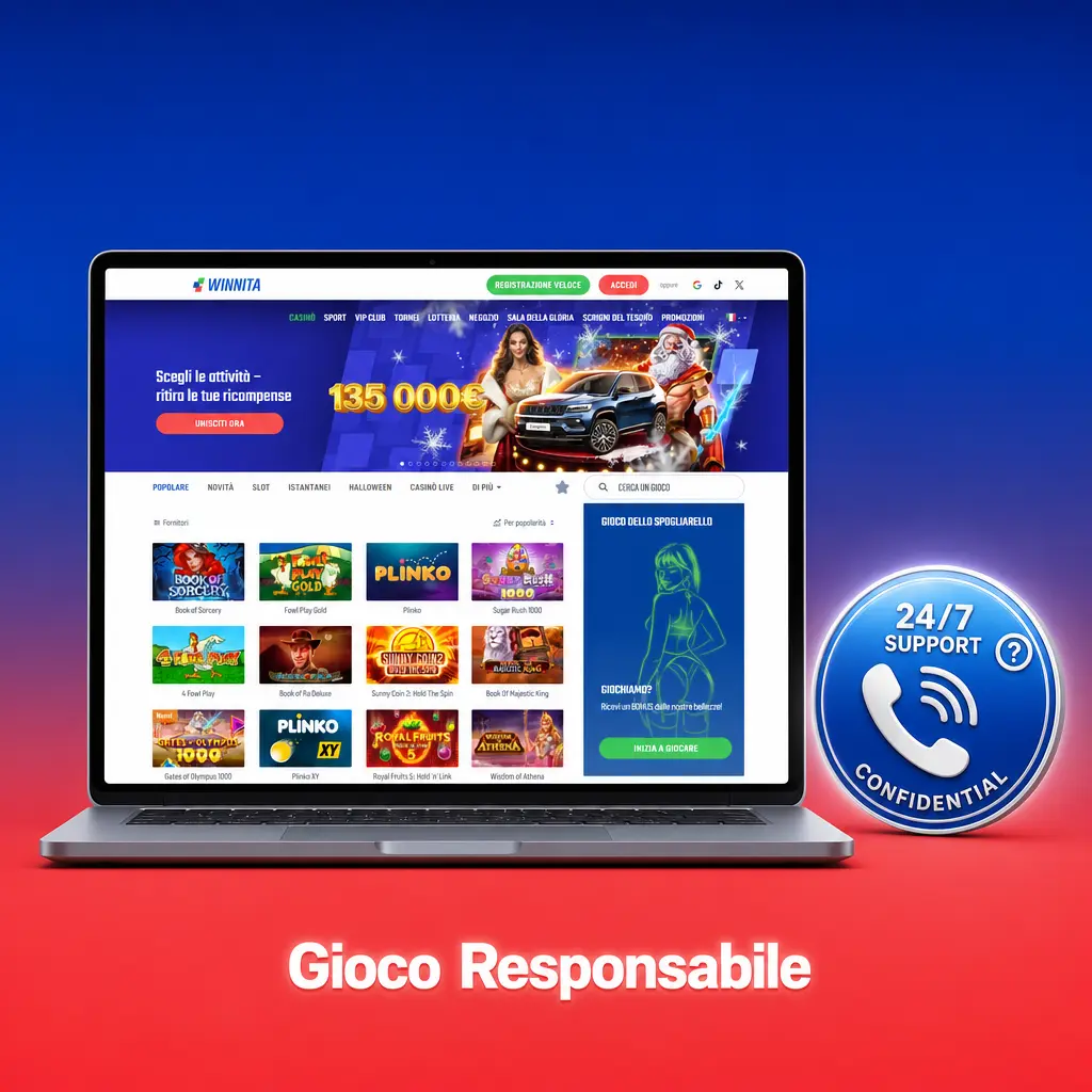 Strumenti di gioco responsabile su Winnita: limiti deposito, autoesclusione e supporto per giocare in sicurezza
