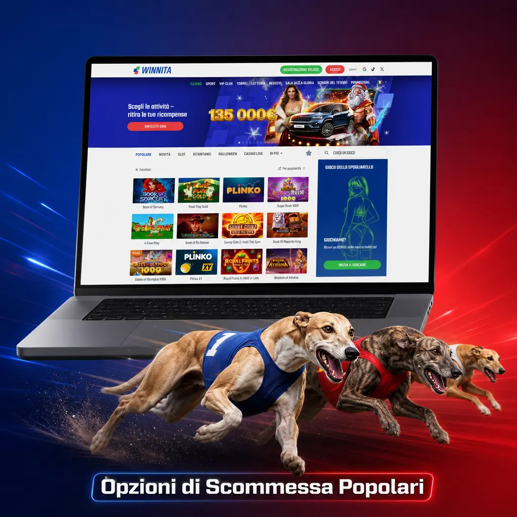 Opzioni di scommessa popolari su Winnita: live, multi live e prematch per giocatori italiani