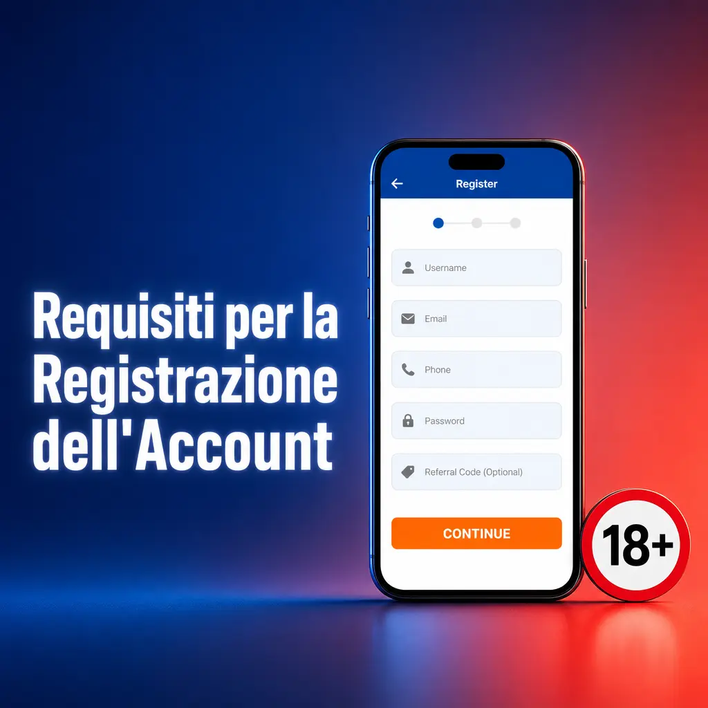 Requisiti registrazione Winnita Italia: età minima 18 anni, residenza legale, un account per persona e dati veritieri.